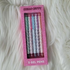 NEW Hello Kitty Gel Pens 5 Pack